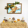 PTECDROTS 4Pcs Straw Tablecovers, Westtern Theme Birthday Tablecloths Plastic Farm Hay Table Cloths for Cowboy Western Party Supplies Farm, Hawaiian Luau, Hay Bales Party Decorations, 51x86 Inch