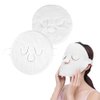 BLACKCROWN 3 Holes Towel Mask Reusable Face Towel Mask Cold Hot Compress Facial Steamer Moisturizing Beauty Skin Care Spa Towels for Facial Steamer Mask for Women Girls Style (A+B) (2 Pack)