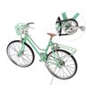 Metal Bike Model, Desktop Mini Finger Bike Figurines Toy Miniature Retro Mini Model Bike Christmas Ornaments Family and Friend 7.68 x 4.72inch