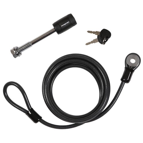 Swagman Anti-wobble 5/8" Threaded Hitch Pin and 8.5' Cable , Black