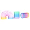 PowerTRC 12 Pcs Slinky Toys for Kids Goodie Bag Stuffer Rainbow Slinky Party Favors Spring Toy Slinkies for Carnival Prize Classroom Exchange Gifts (2 inches)