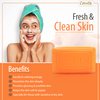 CAROTÏS Beauty Soap 80gr - Formulated to Clean and Refresh Skin, with Carrot Oil, Glycerin, Beta Carotene, Vitamin A, and Olive Oil