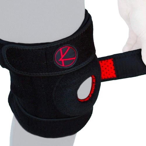KARM Plus Size Knee Brace for Knee Pain Plus Size Women and Men - Adjustable Knee Brace with Side Stabilizers. Knee Support for Meniscus Tear and Arthritis (4XL/5XL/6XL Black)