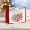 Designer Greetings Boxed Red Farm Studios Christmas Cards, Various Seashells with a Starfish and Holly (Box of 18 Nautical/Coastal Holiday Cards with White Envelopes),Sand & Seashells,125-00836-000