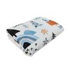 Baby Blanket for Boys Girls (Fox Printed, 30"x40") with Double Layer Dotted Backing Soft Plush Minky Blanket for Toddlers Newborn
