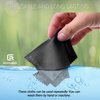 ECO-FUSED Microfiber Cleaning Cloth - 6 x 7 Blue/Black Microfiber Cloth with White Cleaning Cloth - 12 Pack Microfiber Cleaning Cloth for Glasses & Camera Lens