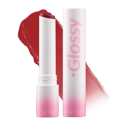 LANGMANNI Tinted Lip Butter, Ultra-Moisturizing&Long-Lasting, Locks in Hydration, Non-Greasy Silky Glossy Lip Balm Texture For Dry Lip Care - 0.11Oz (#7 Rose Queen)