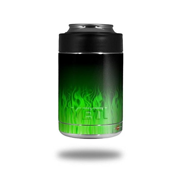 Fire Green - Decal Style Skin Wrap fits Yeti Rambler Colster and RTIC Can (Cooler NOT Included)