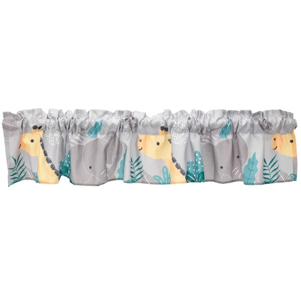 Bedtime Originals Mighty Jungle Window Valance, Multicolor (283029)