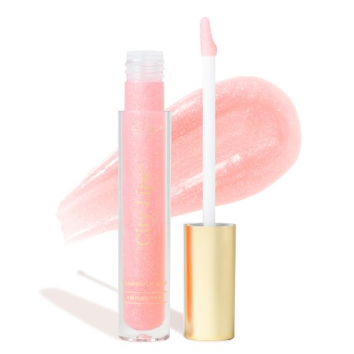 City Beauty City Lips Plumping Lip Gloss Tinsel Town - High-Shine Gloss for Fuller, Younger-Looking Lips | Hydrating & Smoothing Lip Treatment Hyaluronic Acid