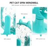 Ipetboom Funny Cat Toy Pet Treats Enrichment Toys Dog Puzzles for Small Dogs Cat Food Treats Dispenser Toy Cat Food Puzzle Interactive Cat Toys Pet Food Feeder Cat Whirling Toy Pet Dog Abs