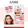 AZURE Retinol & Vitamin C Anti Aging Under Eye Pads - Hydrating & Refreshing Eye Mask Patches - Reduces Fine Lines, Wrinkles, Dark Circles & Puffiness - Skin Care Made in Korea - 5 Pairs