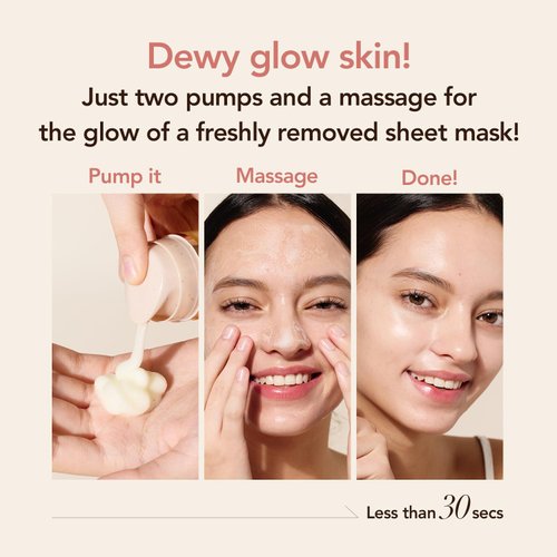 MENOKIN Korean Face Mask [30 Seconds Quick Bubble Mask] [REPAIR] Liposome EGF & Recovery mask, Radiance-boosting, Easy to Use, Glass Skin, 3.21 fl.oz