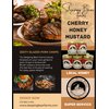 Cherry Honey Mustard Sauce - Cherry Dipping Sauce - 9.5 oz. Jar