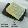 ZEUS Bar Soap, Natural Body & Face Soap Bar, Hydrates, Exfoliates & Softens Skin – MADE IN USA (Sandalwood) 10 oz.