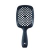 Generic Wet & Dry Vented Hair Detangling Brush W/High Heat Resistance (Noir)