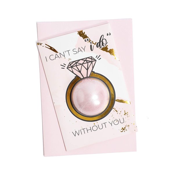Bridesmaid Proposal Cards with Bath Bombs | Bridesmaids Proposal Gifts | Bridesmaid Card Pack | Be My Bridesmaid | Ring Style (4 Count (Pack of 1)
