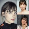 Bangs Hair Clip in Bangs 100% Real Human Hair Extensions Wispy Bangs French Bangs Clip on Air Bangs for Women (A-Brown Black, Wispy Bangs)