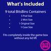 PRODUCT80 BitsBins Organizer for Wingspan Base Game, Organizes Tokens Easily and Fits in Game Box, Board Game Accessories for Components of Wingspan