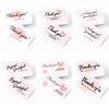 WEIZHEN 240-Count Thank You for Your Order Cards - Thank You For Supporting My Business Cards, 6 Styles - 2" x 3.5" Small Customer Appreciation Cards for Shops, Online Retailers, Business Owners