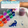 Foothill Toy Co. Children’s 3D Plaster Painting Craft Kit - Kids Activity Ages 5-8 - Gift for Kids, Dino-Mite T-Rex (Dinosaur Paint Set)