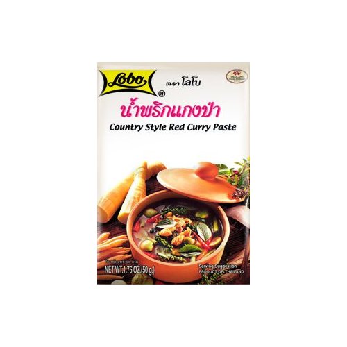 Country Style Red Curry Paste Weight50 G.(pack 3)