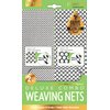 DONNA Deluxe Weaving Nets Combo 2pcs 17" x 12", Mesh Hole Wig Head Wig Caps for Women, 1PC BLACK Color