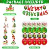 47Pcs Merry Christmas Decorations Merry Christmas Banner Christmas Cake Topper/Cupcake Topper Christmas Decorations for Party Christmas Banner Decoration Christmas Party Decorations