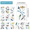 60 Pieces Dragonfly Temporary Tattoos, Birthday Party Decorations Favors Supplies Decor, Cute Insect Dragonflies Tattoo Stickers Gifts for Kids Boys Girls School Prizes