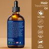Mint Rosemary Hair Oil 4 fl oz - Hair Treatment Oil - Argan, Castor, Tea Tree - Hair Growth Oil for Damaged Hair, Curly Hair, Frizzy Hair, Dry Scalp - Men and Women - Nexon Botanics