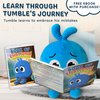 Moody Pals Tumble The Blue Monster Emotional Regulation Plushie | Cute Stuffed Animal Plush Toy for Children | Plushies, Stuffy, Cute Stuffed Animals for Girls, Cute Plush Toys, Peluches