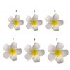 URTERYSER 10-Pack Hawaiian Flower Hair Clip Plumeria Foam Hair Accessories For Women Girls Wedding Party Decorations Hawaiian