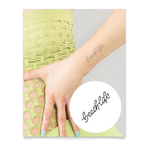 Inkbox Temporary Tattoos, Semi-Permanent Tattoo, One Premium Easy Long Lasting, Water-Resistant Temp Tattoo with For Now Ink - Lasts 1-2 Weeks, Sumar, 3 x 3 in