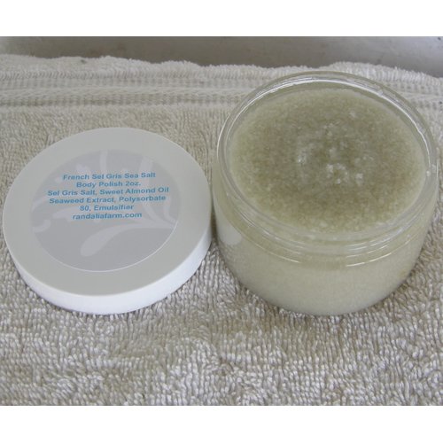 French Sel Gris Sea Salt Body Polish, 7oz. Randalia Bee Hives