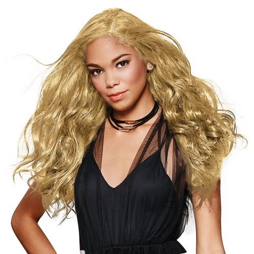 22" Wavy Fineline Extensions Color R22 SWEDISH BLONDE - Hairdo Hairpieces 4 Piece Kit Clip In Tru2Life Heat Friendly Synthetic Fine Hair Flat Iron Curl Blow Dry