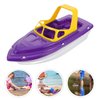 TOYANDONA Boat Bath Toy, Toddler Toys Bath Toys, Plastic Speed Boat Bath Toy, Sailing Boat Floating Toy Fun and Educational Bath Toys for Toddlers Bathtub Pool Beach Toy
