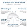 Visha Skincare 4 in 1 Rejuvenating Moisturizer, Anti-Aging Face Moisturizer Cream Helps Reduce Fine Lines and Wrinkles, Hydrates and Improves Skin Elasticity and Sun Damaged Skin 1.8oz