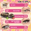 calphdiar Fluffy Lash Clusters with Bottom Lashes Cluster Eyelash Extensions 60D+80D+100D+120D Thick Volume Individual Lashes 12-18mm with Bottom Eyelash Clusters DIY D Curl Lash Extension at Home