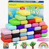 Ixiaoyoo Air Dry Clay, Modelling Clay for Kids, 30 Colors DIY Molding Magic Clay for with Tools, Soft & Non-Sticky, Toys Gifts for Age 3 4 5 6 7 8+ Years Old Boys Girls Kids