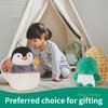 2025 New Penguin Egg Plush Pillow, 13in Surprise Zip-Up Egg Hideaway Penguin Stuffed Animal, Cute Stuffed Toys for Boys and Girls Birthday, (Penguin+Egg)