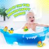 JA-RU Splash Fun Rubber Duck Water Squirt Toys (4 Toys Assorted) Classic Rubber Ducks Water Squirting Bathtub Toy for Kids & Toddler Fun Bathtime. Bulk Party Favors Birthday Gift. 1178-4
