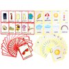 Set of Clothing and Weather Flash Cards for Toddlers | Kids Learning Flashcard & Montessori Pocket Cards Toys | Perfect for Pre-K Decor Background Wall Stickers, Teacher/Autism Therapists Tools