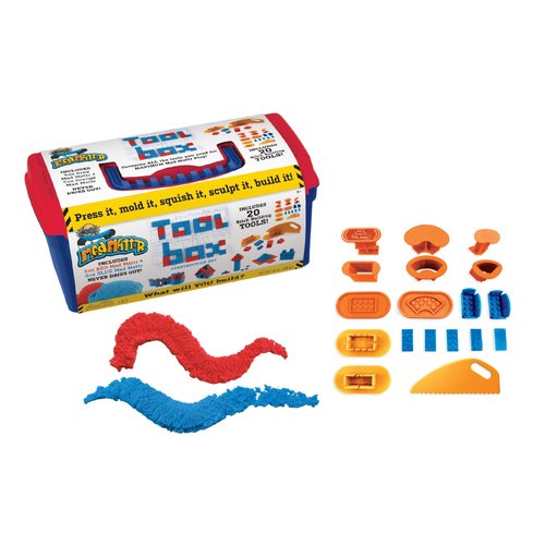 Relevant Play MAD MATTR Quantum Tool Box (Tool Box, 10oz Mad Mattr Included, 20 Tools Plus The Ultimate Brick Maker)