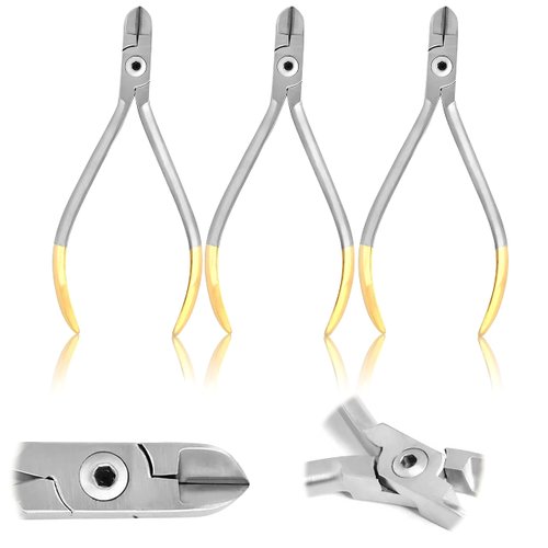 OdontoMed2011 Hard Wire Cutter Plier Tc Tip Dental Standard Distal Orthodontics Stainless Steel 3 Pieces Instruments ODM