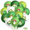 K1tpde Frog Party Balloons Decorations - 50PCS Cute Frog Latex Balloons Set for Kids Baby Shower Frog Princess Party Decoration Safari Animal Themed Garden Decor Frog Theme Birthday Party Supplies