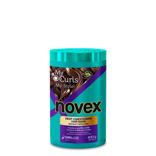 NOVEX My Curls Memorizer Deep Conditioning Hair Mask Cream Treatment 14oz - Enhanced with a Mix o...