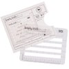 Lettering Envelope Addressing Stencil - Template Ruler Guide for Perfectly Straight Addressing- Fits All Envelopes (1 Pack) - Great for Sending Christmas Holiday Cards