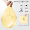 4-6 Gallon Small Gold Trash Bags Strong Golden Garbage Bags, Strong Material Disposable, Durable Plastic Trash Bags for Office Home Kitchen Waste Basket Liner, 5 rolls 100 count(Golden)