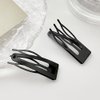 40 Pcs Metal Snap Hair Barrettes Double Grip Hair Clips Non Slip Hair Pins Side Bangs Barrettes Hair Comb Clips for Women Girls