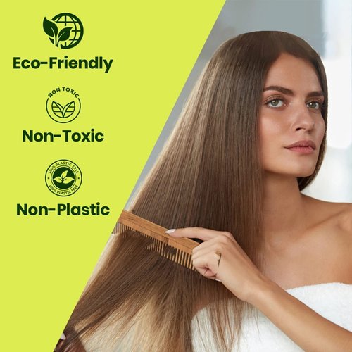 Neem Wooden Comb for Women & Men | Hair Growth 3pcs/Set
